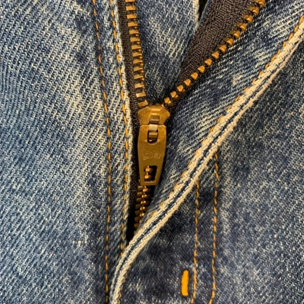 Vintage Oshkosh‎ Bgosh Denim Blue Jeans Scovill Zip Men's 36x30